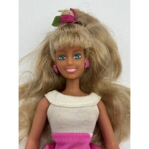 Lookin' Smart‎ 11.5" Maxi Doll by Hasbro 1987 Vinyl Figure Blonde Hair Vintage